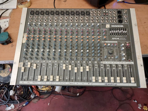 Mixer mackie cfx16 - mackie, mkii
