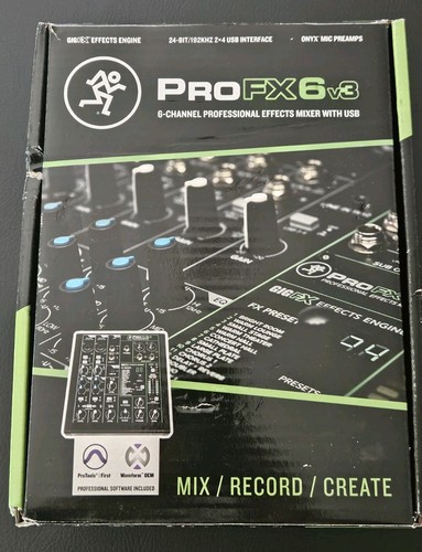 Mackie profx6v3 mixer effetti - profx6v3,