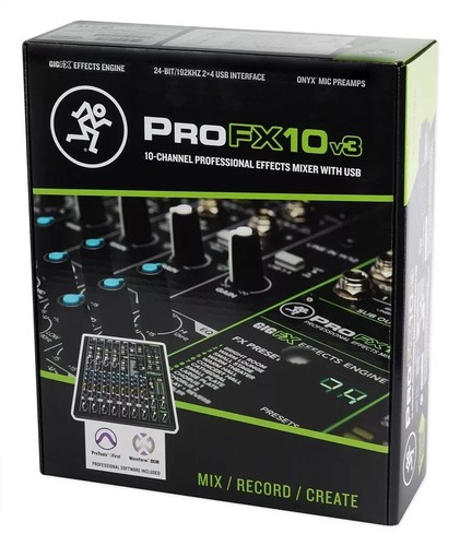 Mackie profx10v3 mixer effetti - mackie,