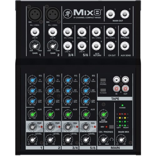 Mackie mix8 nuovo - mix8, |