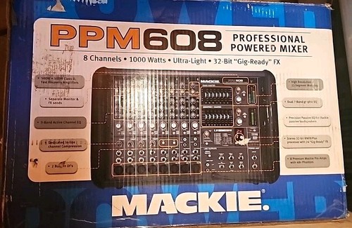 Mackie ppm608 mixer - mixer, alimentato