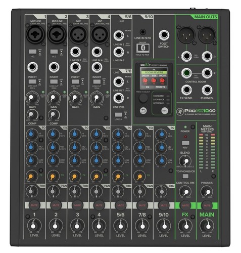 Mackie profx10go mixer - mackie,