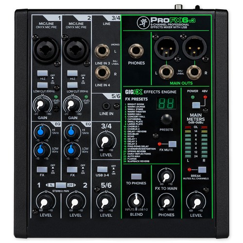 Mixer analogico canali - mixer, 6