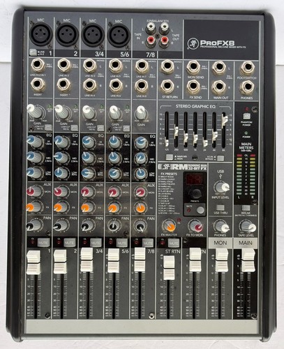 Mackie profx8 mixer effetti - mackie,