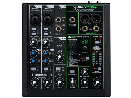 Mackie profx6v3 mixer - mackie,