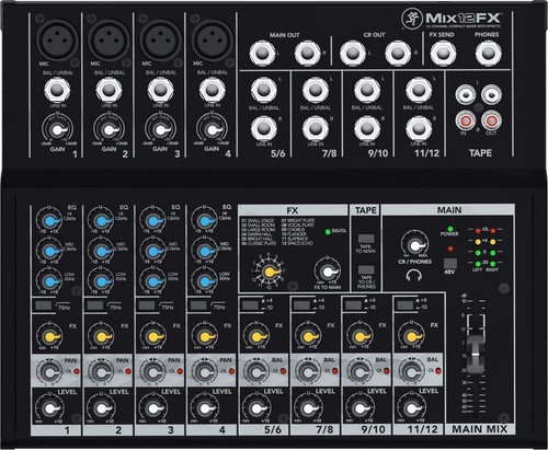 Mackie mix12fx mixer compatto - mix12fx,