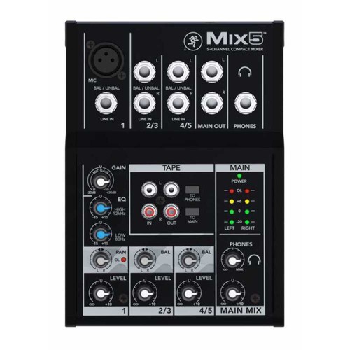 Mackie mix5 mixer senza - mixer,