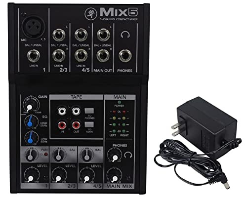 Mackie mix5 mixer compatto 5 - mix5,