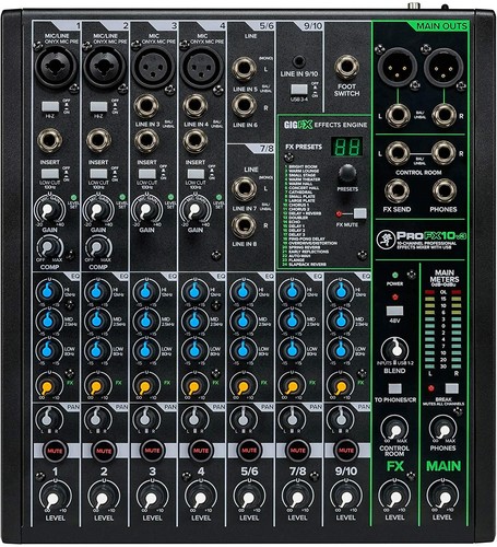 Mackie profx10v3 mixer usb - mackie,